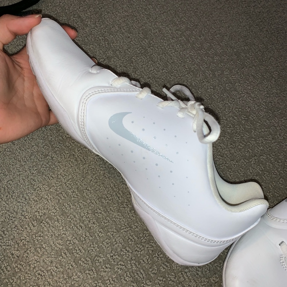 White Nike Cheer Shoes